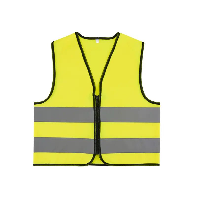 Children Small High Visibility Safety Vest with Zipper