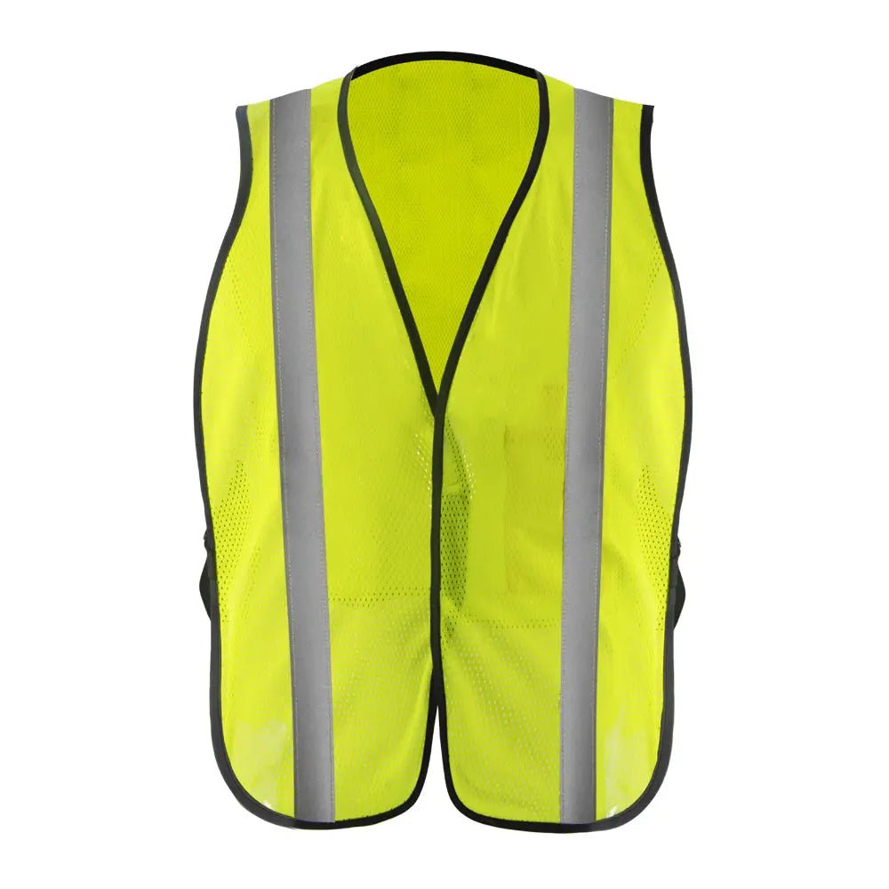 Hi Vis Reflective Mesh Vest with Adjustable Side Buckle-(SD-MJD-1840)