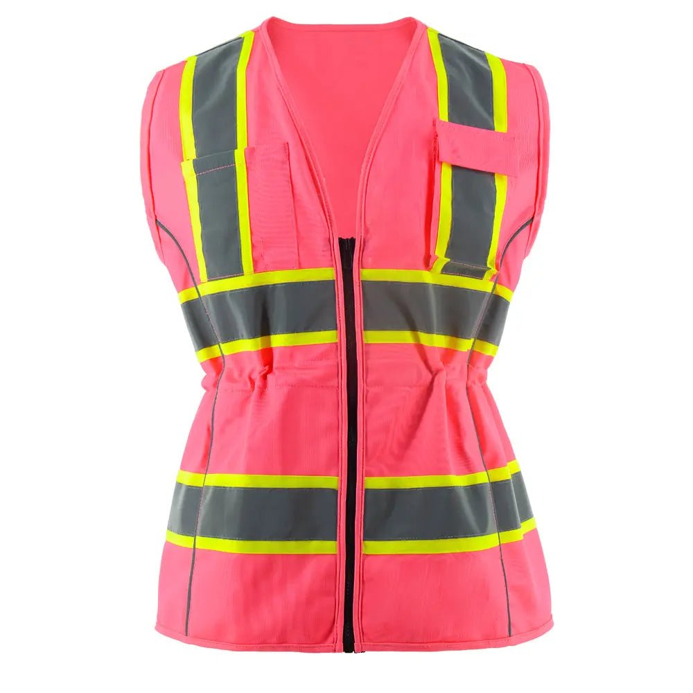 Safety Reflective Vest for Women, High Visibility Construction Vest-(SD-MJD-1832)