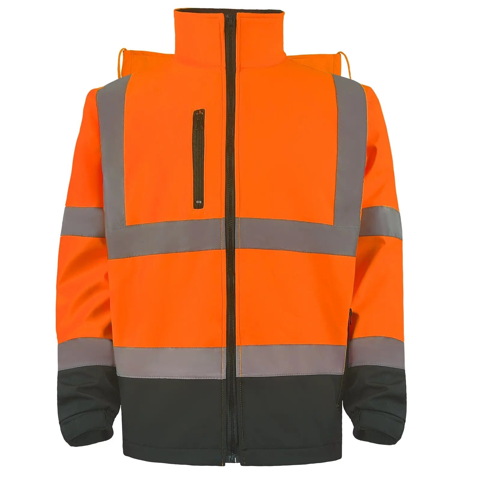 Safety Reflective Stripe Softshell Hi Vis Jacket-(SD-JKD-2703)