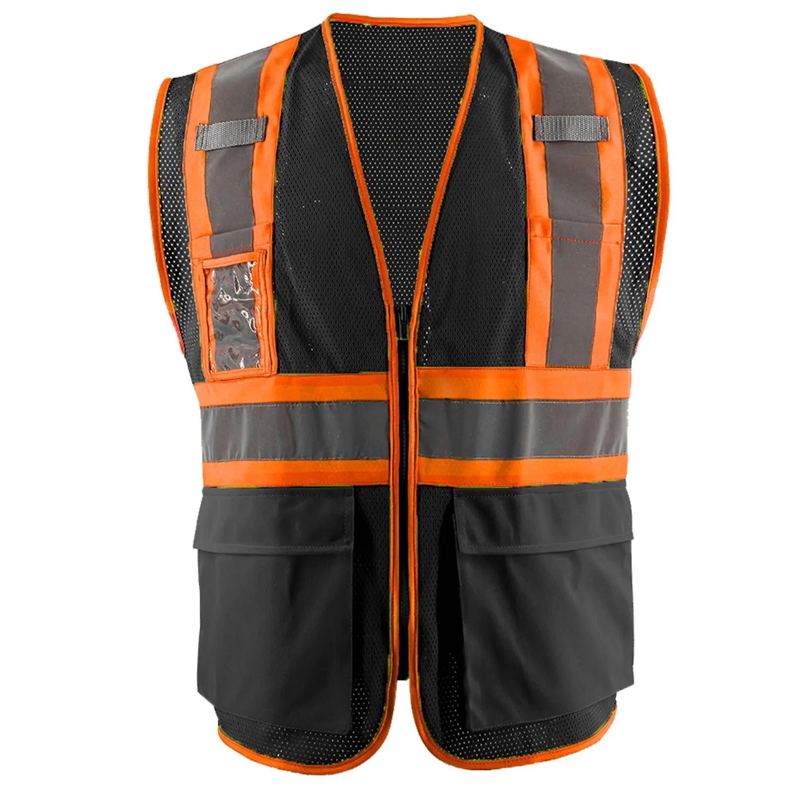 Hi Vis Construction Safety Vest, Mesh Two-Tone Reflective Vest-(SD-MJD-1834)