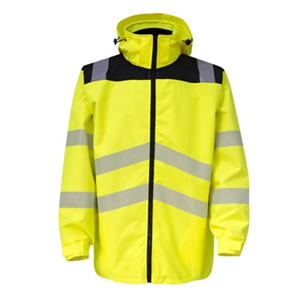 High Visibility Waterproof Reflector Jacket, Casual Jacket with Hood-(SD-JKD-2711)