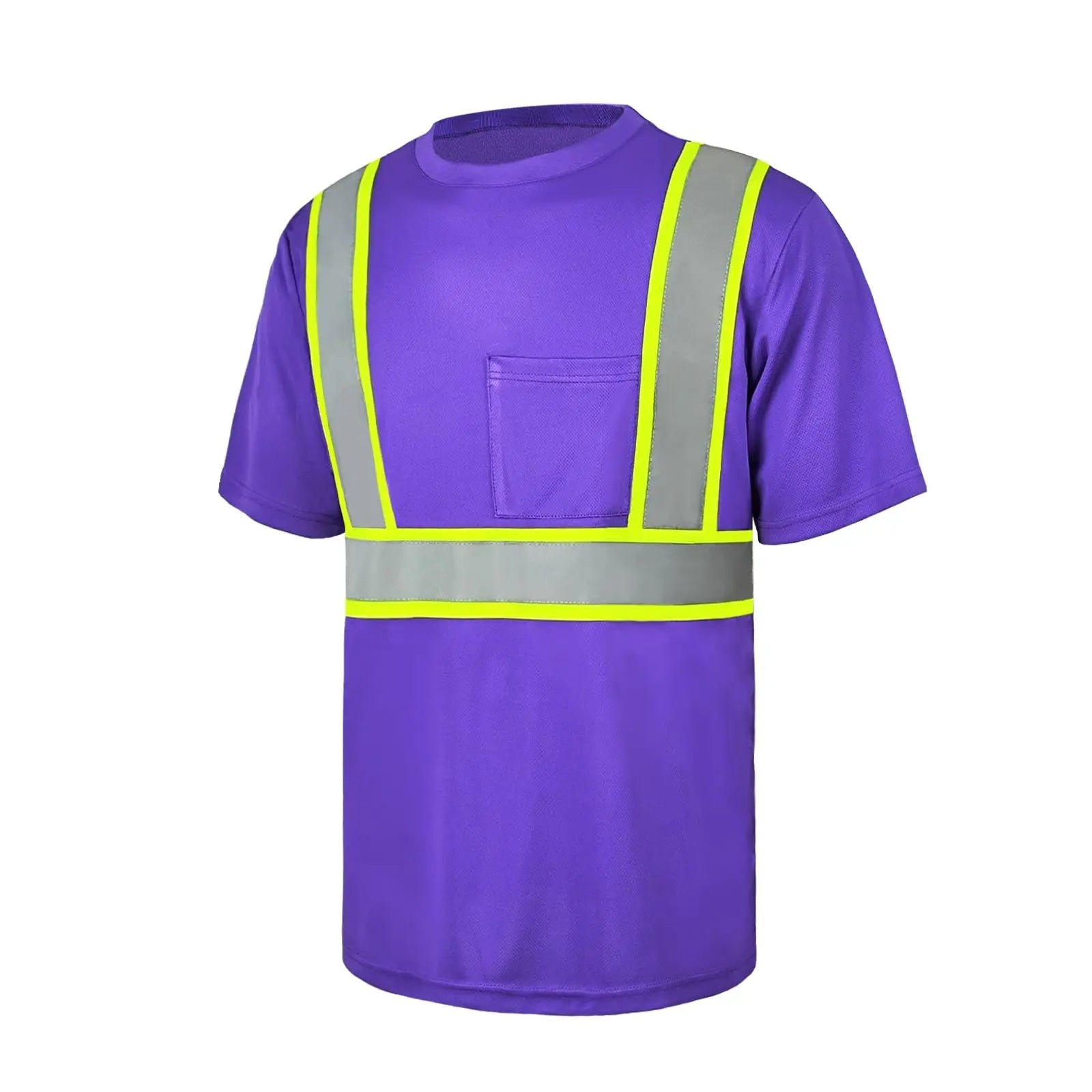 Hi Vis Safety Shirts Construction Dual-Tone Reflective Strips T-Shirt-(SD-CSD-1910)